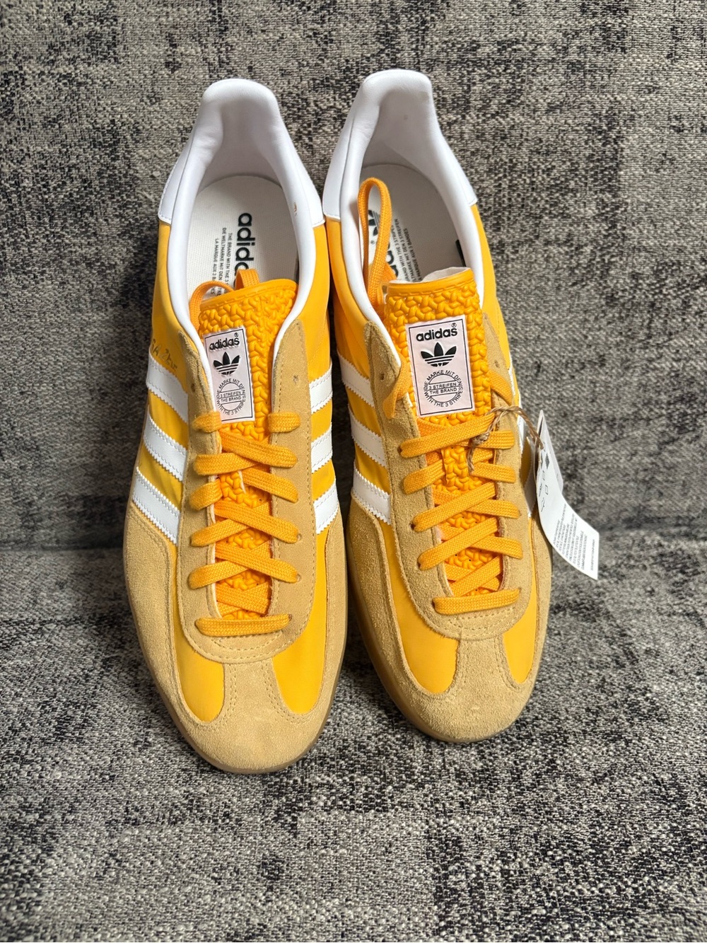adidas Men's Gazelle Indoor "Crew Yellow Gum"